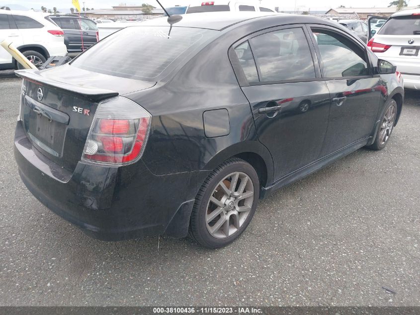 2011 Nissan Sentra Se-R VIN: 3N1BB6AP7BL608110 Lot: 38100436