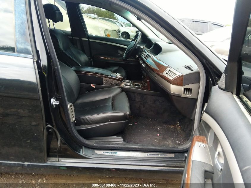 2007 BMW 750I VIN: WBAHL83537DT09106 Lot: 43411029