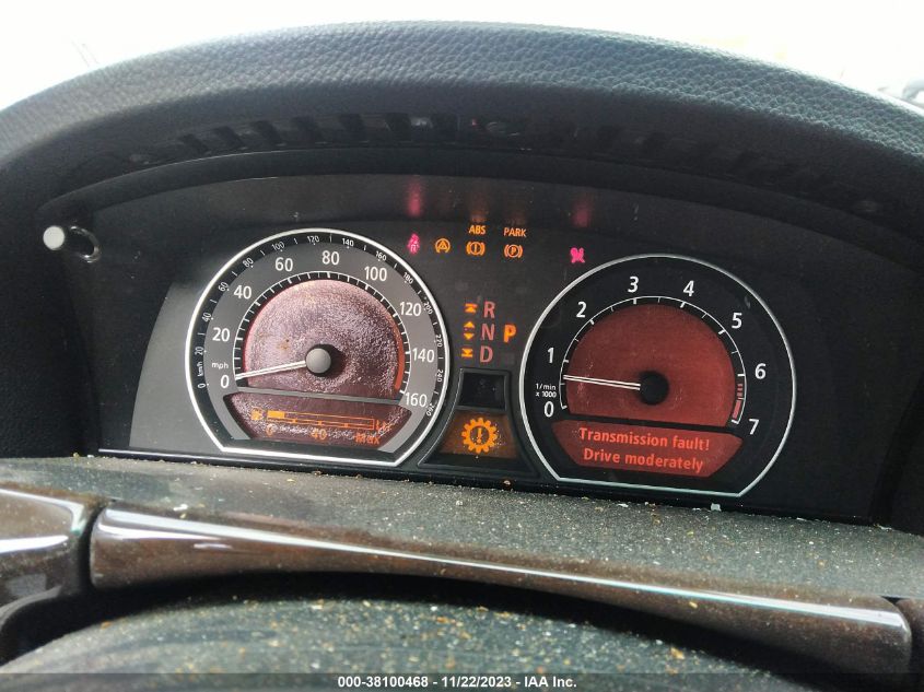 2007 BMW 750I VIN: WBAHL83537DT09106 Lot: 43411029