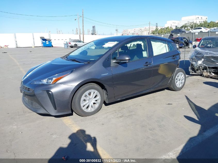 2022 Toyota Prius Le VIN: JTDKAMFU4N3158516 Lot: 38100532