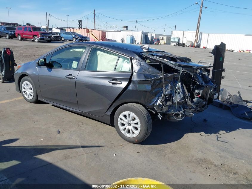 2022 Toyota Prius Le VIN: JTDKAMFU4N3158516 Lot: 38100532