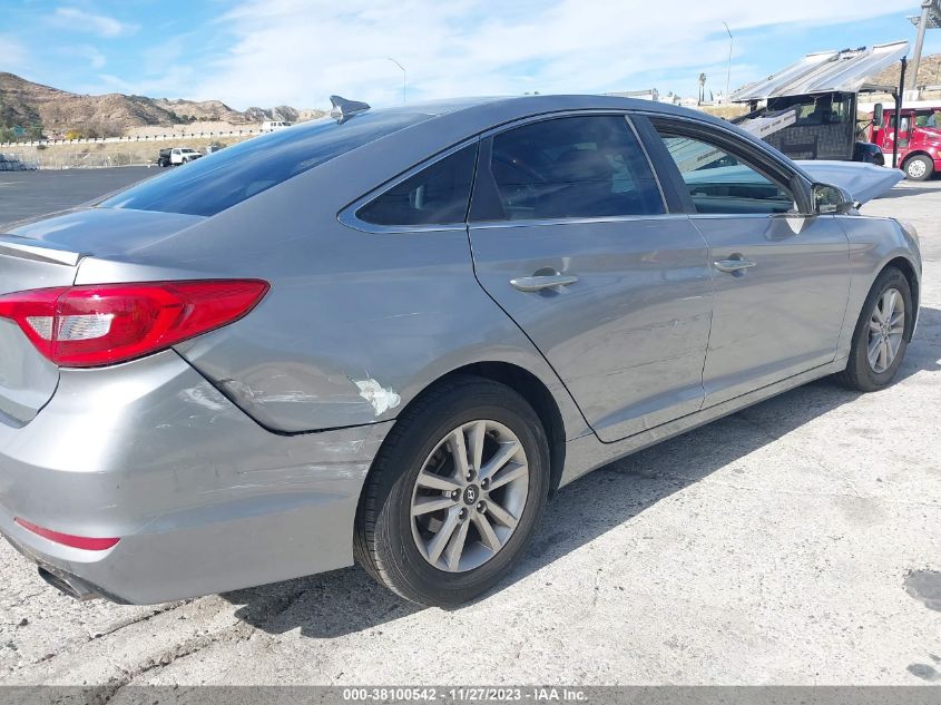 2016 Hyundai Sonata Se VIN: 5NPE24AF8GH341699 Lot: 37928513