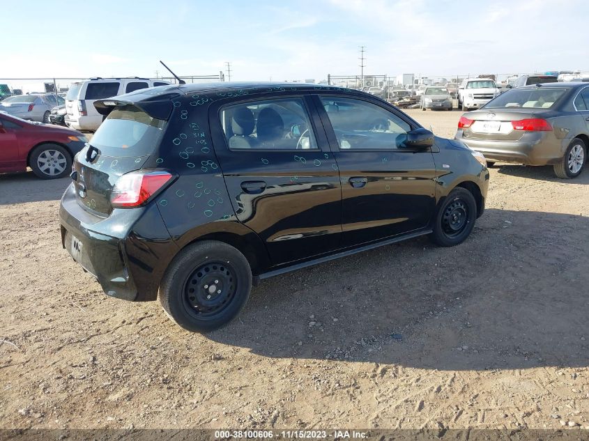 2022 Mitsubishi Mirage Es/Le VIN: ML32AUHJ4NH004915 Lot: 38100606