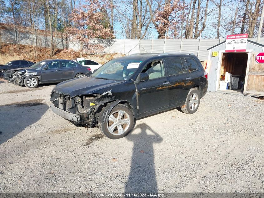 2008 Toyota Highlander Limited VIN: JTEES42A582025663 Lot: 38100618