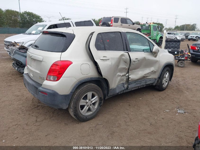 2015 Chev Trax Ls1 VIN: 3GNCJ7CEXFL167334 Lot: 38101013