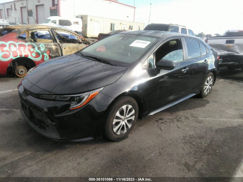 2021 Toyota Corolla Hybrid Le VIN: JTDEAMDE6MJ010659 Lot: 38101086