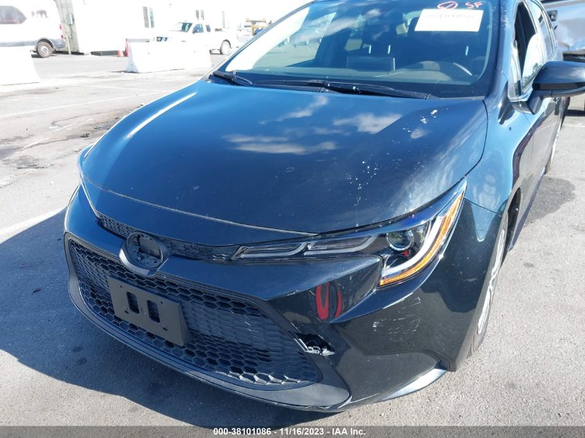 2021 Toyota Corolla Hybrid Le VIN: JTDEAMDE6MJ010659 Lot: 38101086