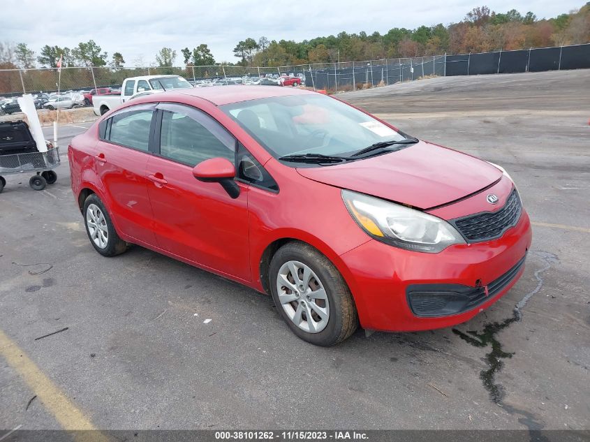 2014 Kia Rio Lx VIN: KNADM4A3XE6365034 Lot: 38101262