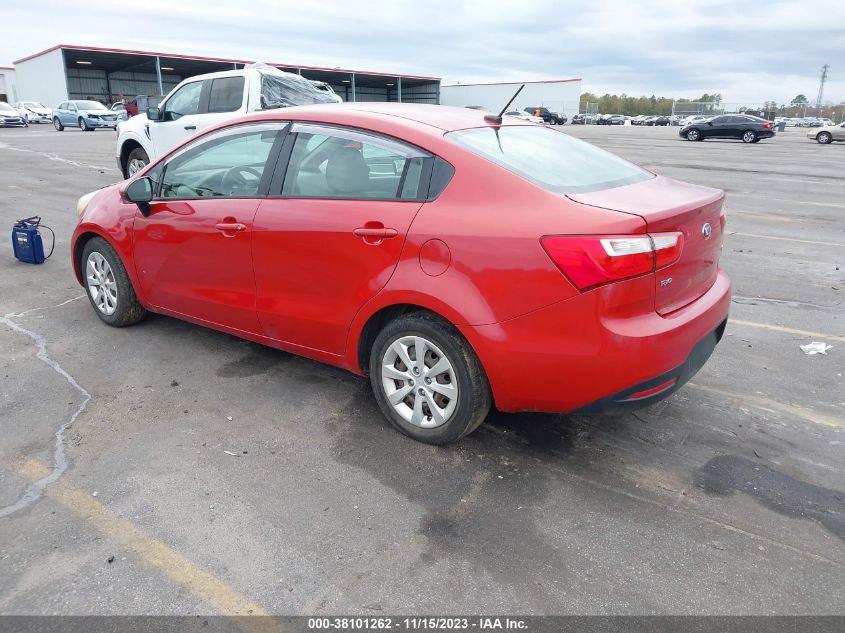 2014 Kia Rio Lx VIN: KNADM4A3XE6365034 Lot: 38101262