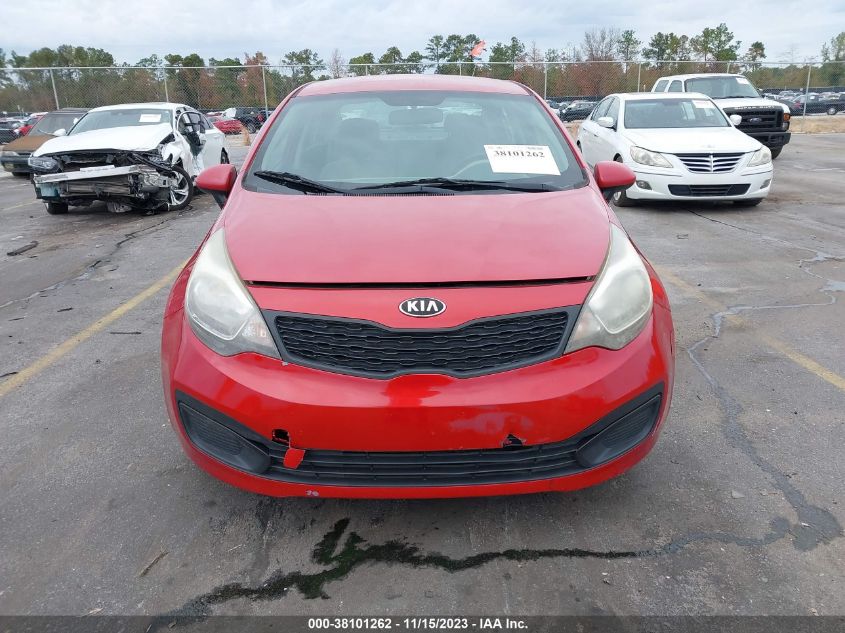 2014 Kia Rio Lx VIN: KNADM4A3XE6365034 Lot: 38101262