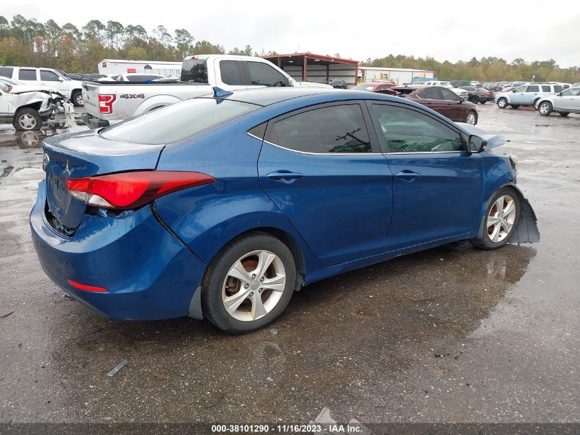 2016 Hyundai Elantra Value Edition VIN: KMHDH4AE7GU582625 Lot: 38101290