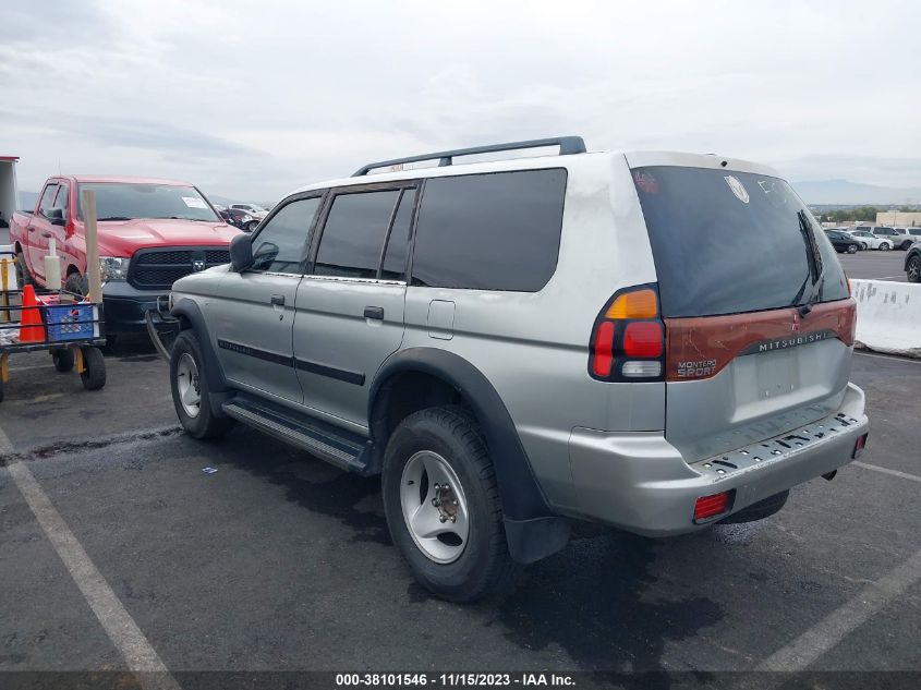 2001 Mitsubishi Montero Sport Es/Ls VIN: JA4LS21H41P027504 Lot: 38101546