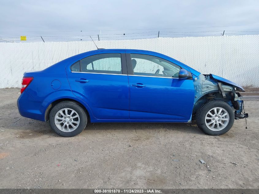 2019 Chevrolet Sonic Lt Auto VIN: 1G1JD5SB3K4143811 Lot: 38101870