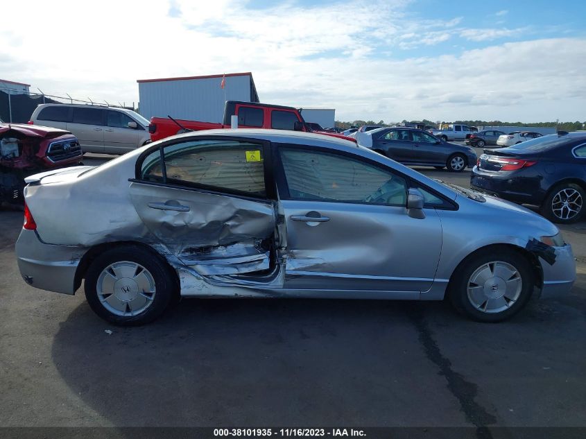 2007 Honda Civic Hybrid VIN: JHMFA36257S021716 Lot: 38101935