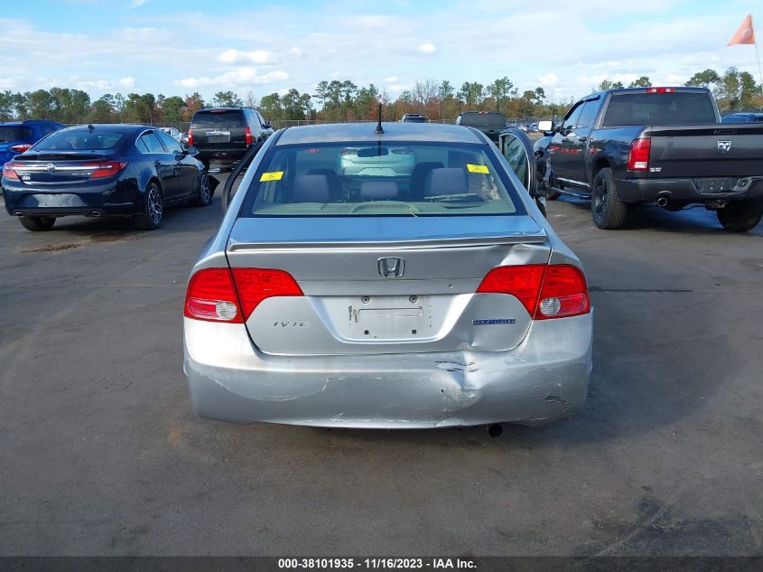 2007 Honda Civic Hybrid VIN: JHMFA36257S021716 Lot: 38101935