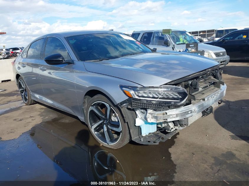 1HGCV1F37NA081121 2022 Honda Accord Sport