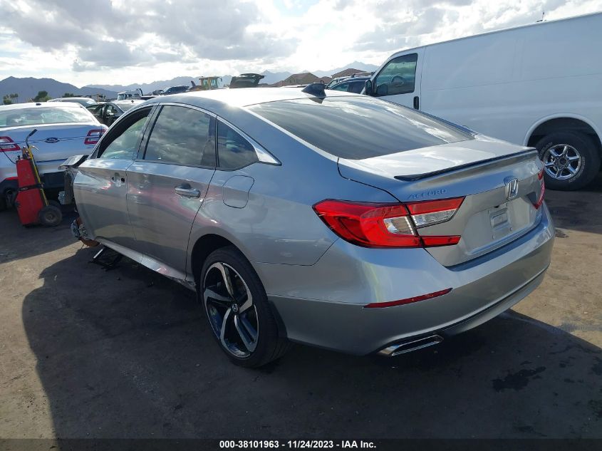 1HGCV1F37NA081121 2022 Honda Accord Sport