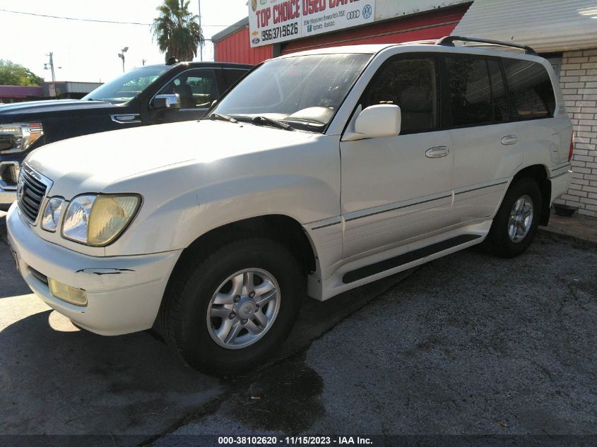 2000 Lexus Lx 470 VIN: JT6HT00W8Y0086711 Lot: 38102620