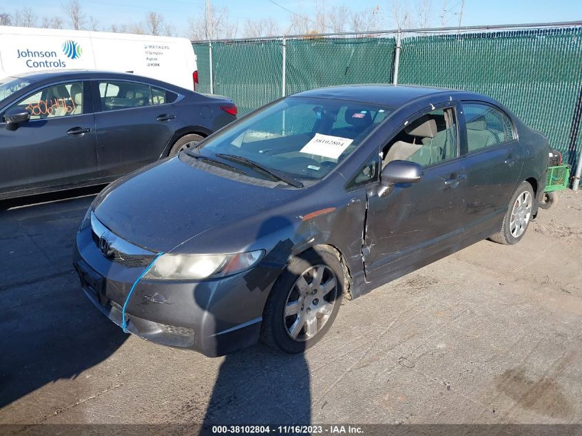 2010 Honda Civic Lx VIN: 2HGFA1F57AH322570 Lot: 38102804