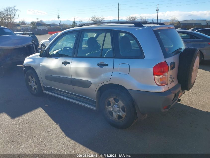 2001 Toyota Rav4 Base (A4) VIN: JTEHH20V310036300 Lot: 38102849