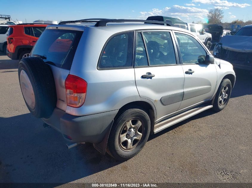 2001 Toyota Rav4 Base (A4) VIN: JTEHH20V310036300 Lot: 38102849