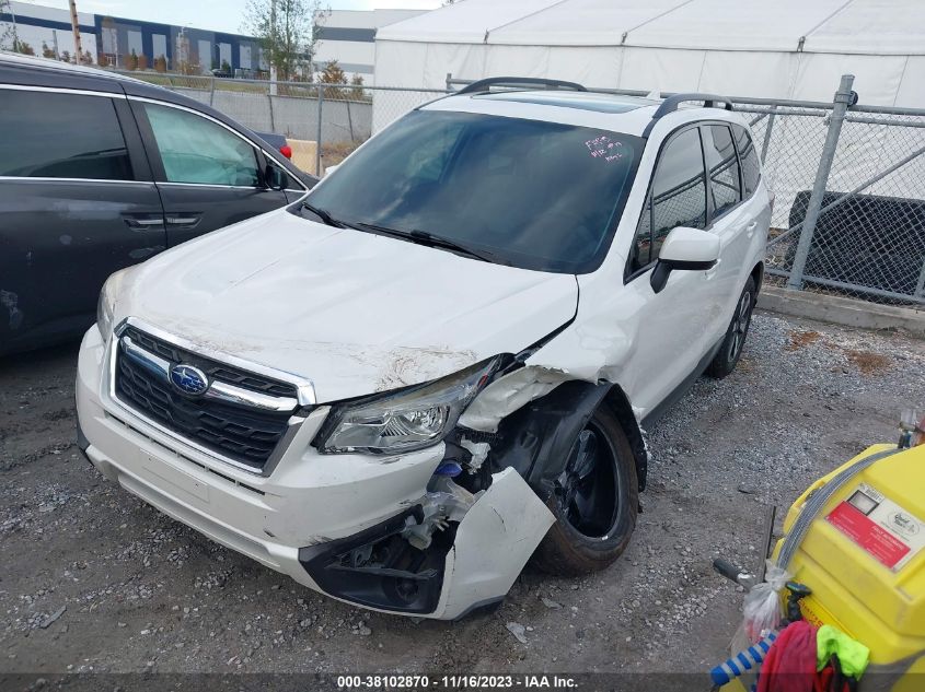 2017 Subaru Forester 2.5I Premium VIN: JF2SJAEC4HH418221 Lot: 38102870