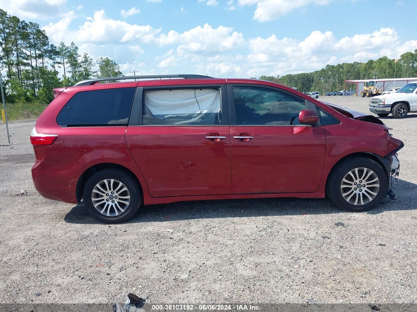 2019 Toyota Sienna Xle 8 Passenger VIN: 5TDYZ3DC4KS997101 Lot: 38103192