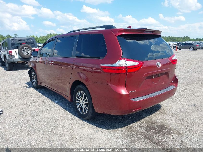 2019 Toyota Sienna Xle 8 Passenger VIN: 5TDYZ3DC4KS997101 Lot: 38103192