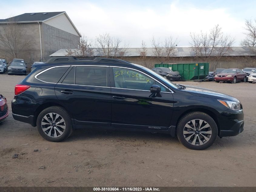 2016 Subaru Outback 2.5I Limited VIN: 4S4BSBNC9G3345369 Lot: 38103604