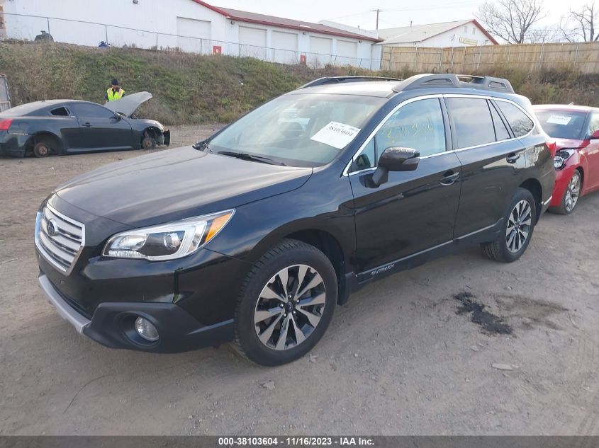 2016 Subaru Outback 2.5I Limited VIN: 4S4BSBNC9G3345369 Lot: 38103604