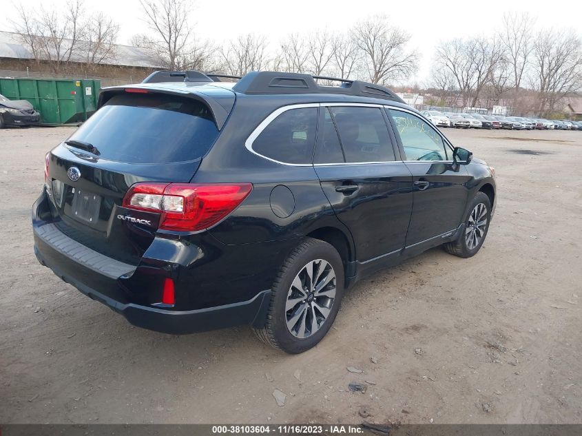 2016 Subaru Outback 2.5I Limited VIN: 4S4BSBNC9G3345369 Lot: 38103604