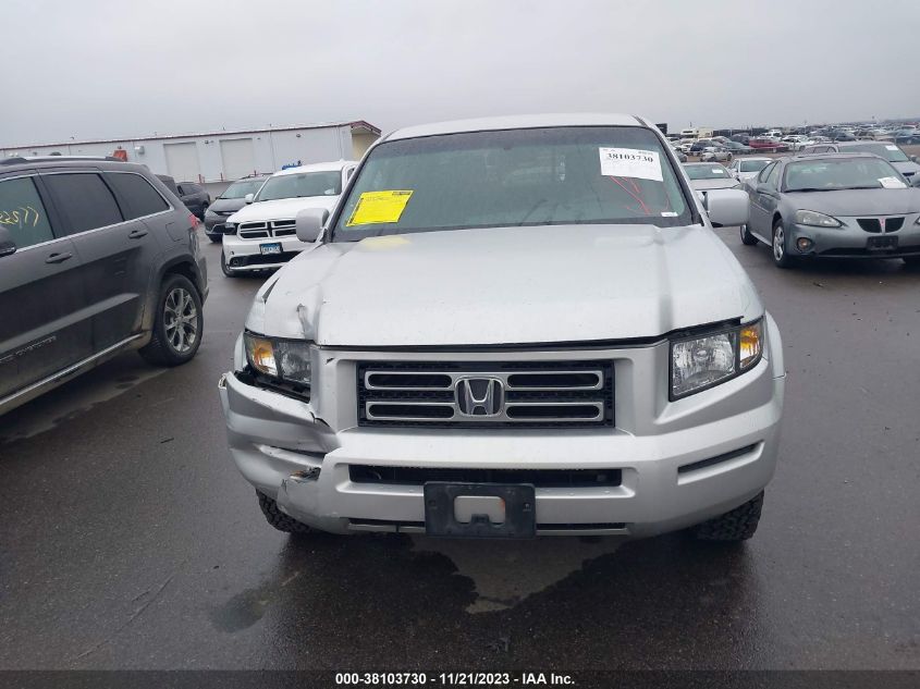 2006 Honda Ridgeline Rts VIN: 2HJYK16466H536111 Lot: 38103730