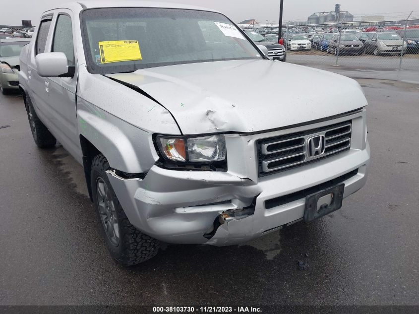 2006 Honda Ridgeline Rts VIN: 2HJYK16466H536111 Lot: 38103730