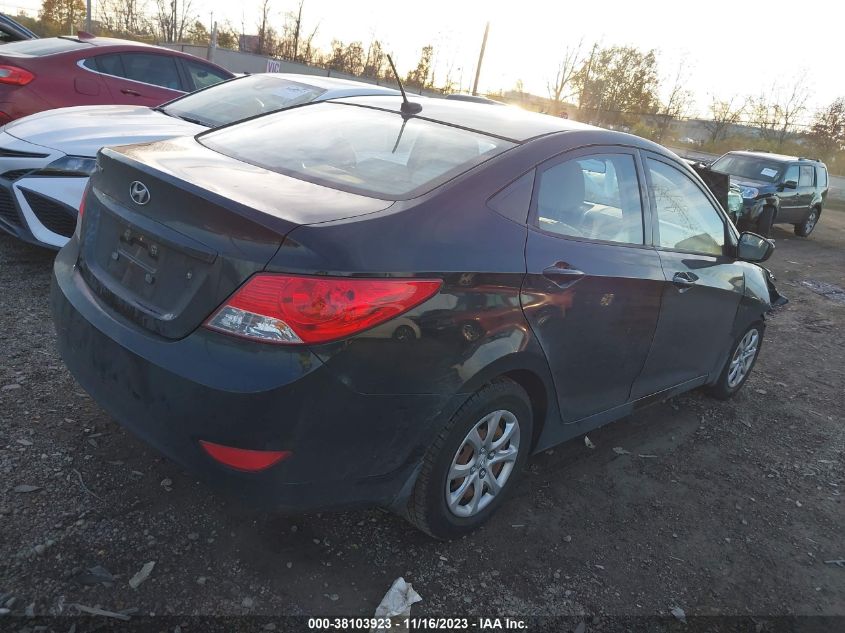 2014 Hyundai Accent Gls VIN: 2T1KR32E07C676425 Lot: 38103923