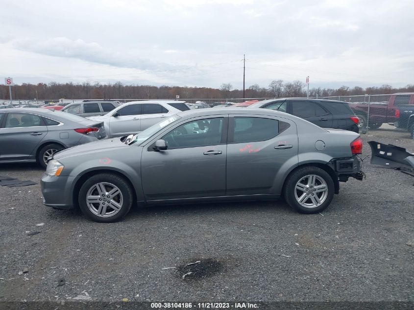 2013 Dodge Avenger Sxt VIN: 1C3CDZCB6DN568480 Lot: 38104186