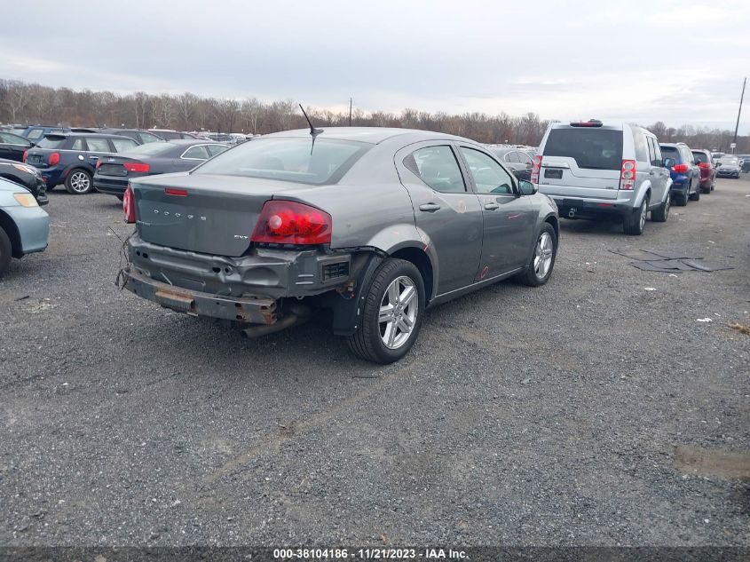 2013 Dodge Avenger Sxt VIN: 1C3CDZCB6DN568480 Lot: 38104186