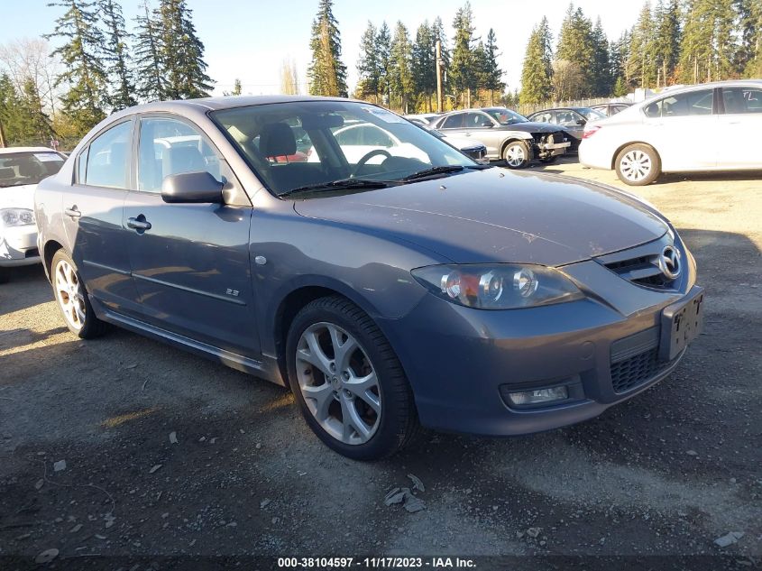 2007 Mazda Mazda3 S Touring VIN: JM1BK323071697458 Lot: 38104597