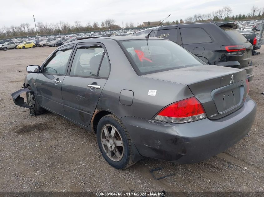 2006 Mitsubishi Lancer Es/Se VIN: JA3AJ26E66U064706 Lot: 38104765