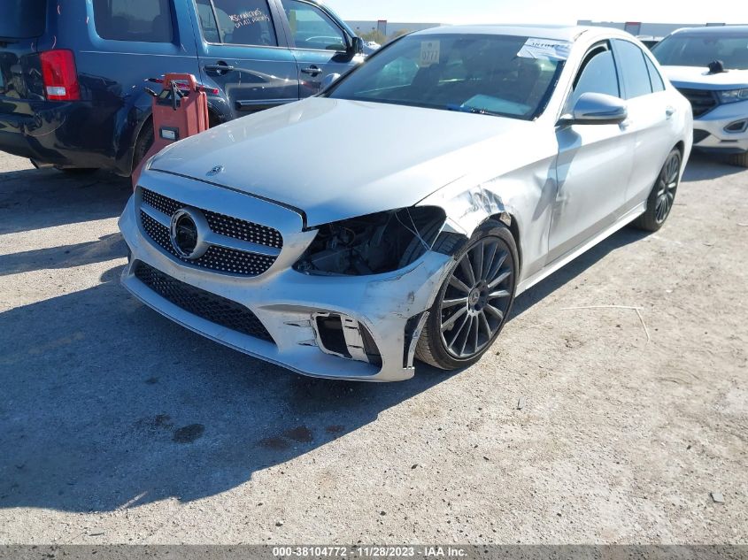 2019 Mercedes-Benz C 300 VIN: 55SWF8DBXKU308007 Lot: 38104772