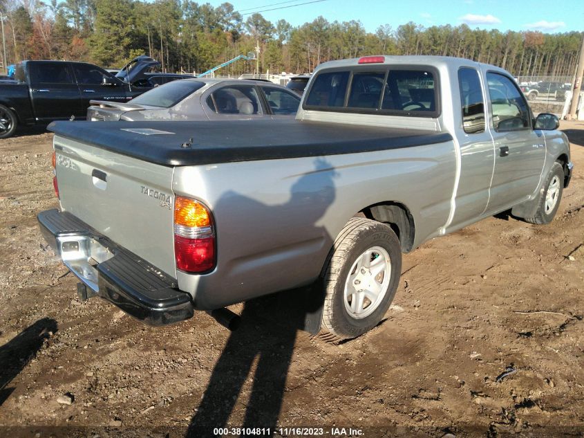 2002 Toyota Tacoma Base (A4) VIN: 5TEVL52N02Z104719 Lot: 38104811