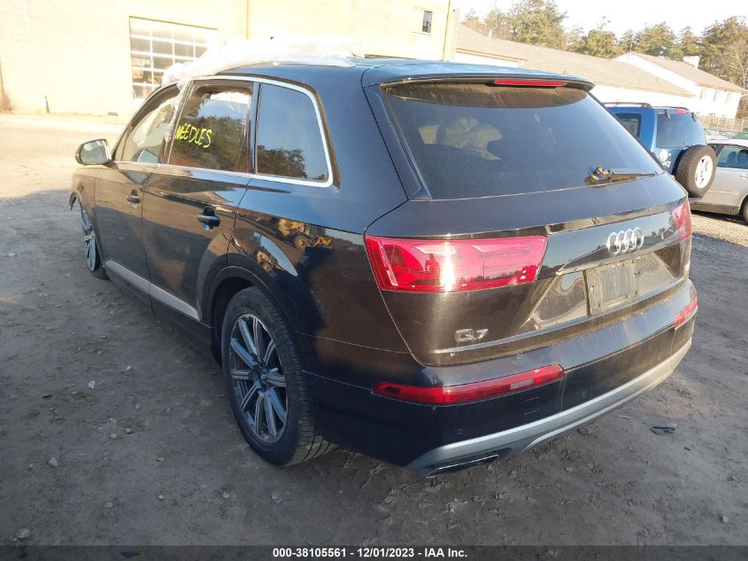 2017 Audi Q7 3.0T Premium VIN: WA1LAAF73HD047042 Lot: 38105561