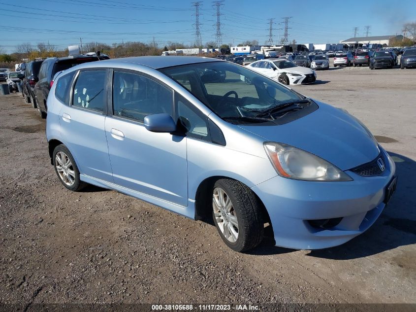 2009 Honda Fit Sport VIN: JHMGE88419S048970 Lot: 38105688