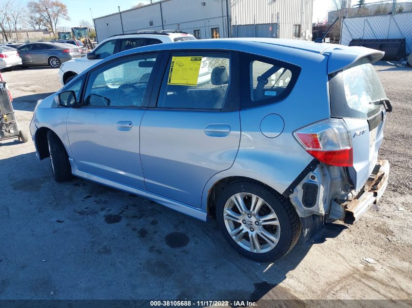 2009 Honda Fit Sport VIN: JHMGE88419S048970 Lot: 38105688