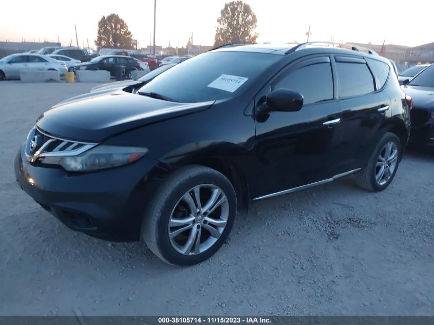 2011 Nissan Murano Le VIN: JN8AZ1MW1BW186893 Lot: 38105714