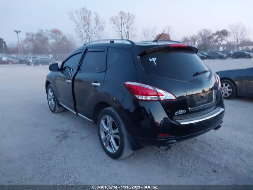 2011 Nissan Murano Le VIN: JN8AZ1MW1BW186893 Lot: 38105714