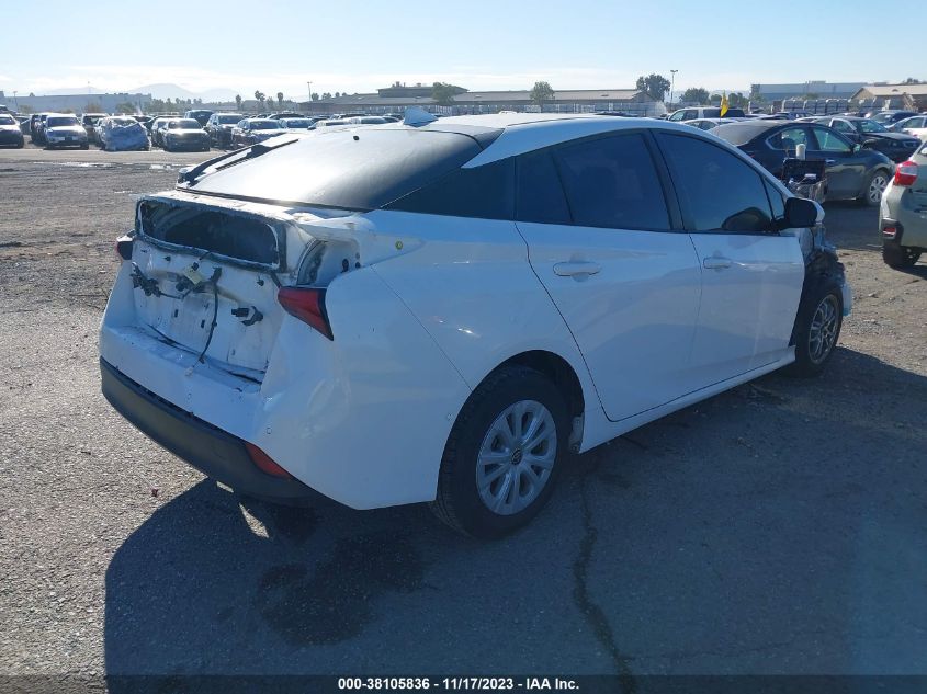 2019 Toyota Prius Le VIN: JTDKARFU7K3073680 Lot: 38105836