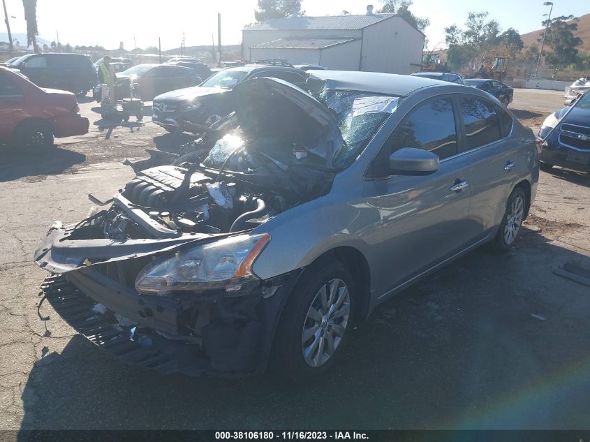 2013 Nissan Sentra Sv VIN: 3N1AB7AP0DL680982 Lot: 38106180