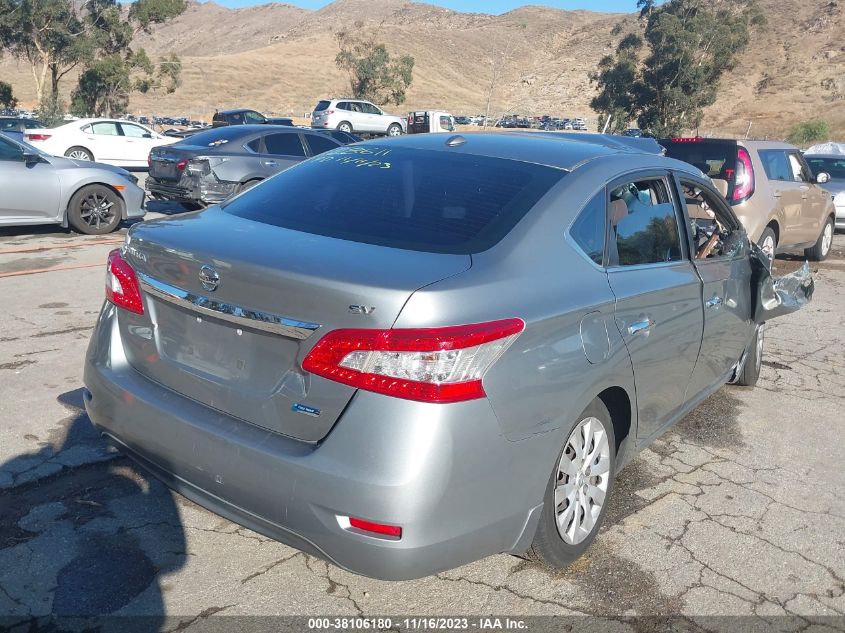 2013 Nissan Sentra Sv VIN: 3N1AB7AP0DL680982 Lot: 38106180