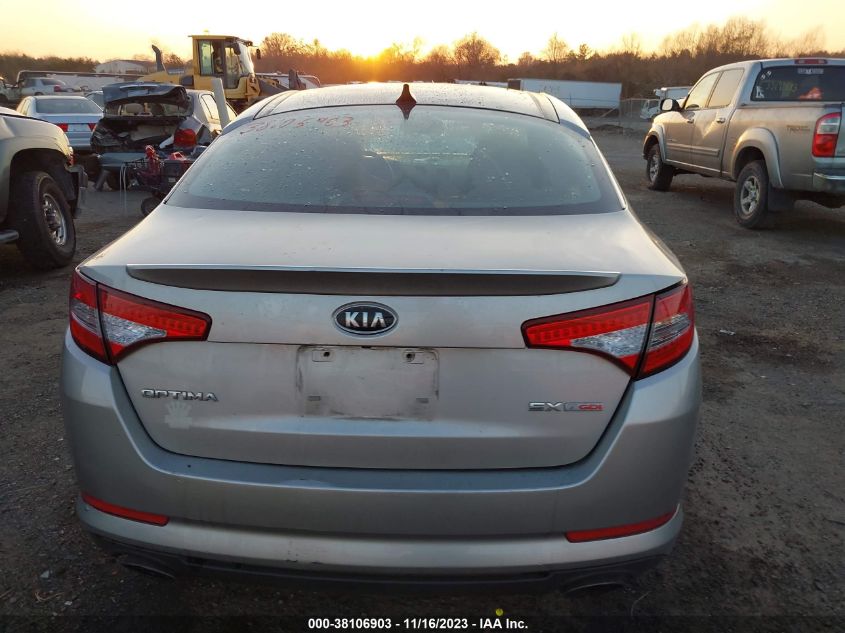 2012 Kia Optima Sx VIN: 5XXGR4A67CG081113 Lot: 38106903