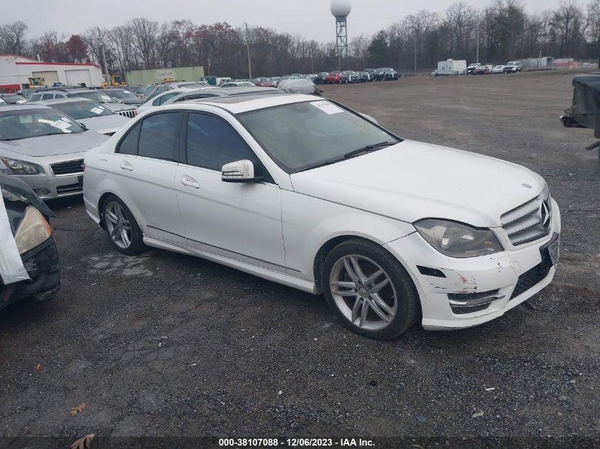 VIN WDDGF4HB3DA873953 2013 Mercedes-Benz C-Class, C... no.1